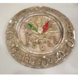 19th century plaster Ottaman coat of arms wall plaque