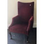 Victorian fireside chair