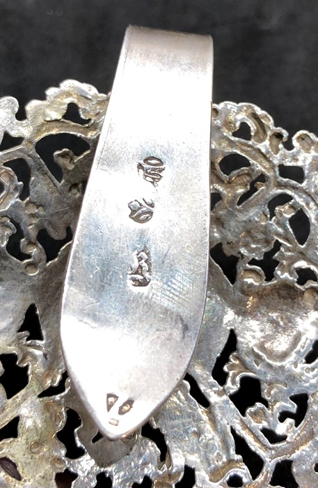 Early dutch silver chatelaine hallmarked to back - Image 6 of 6