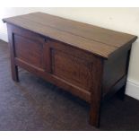 Antique oak coffer