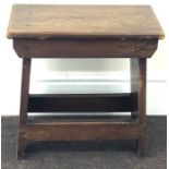 Small oak jointed stool