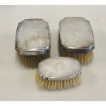 silver back clothes brushes