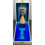 Original boxed Aurum silver chalice limited edition of 673 made by order of the dean & chapter of E