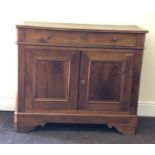 Antique mahogany 2 drawer sideboard