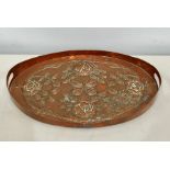 Arts and crafts copper tray glasgow school measure approx 43cm by 28cm