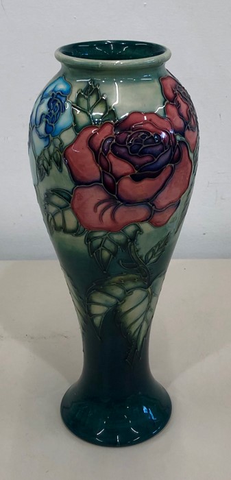 Moorcroft vase measures approx 27.5cm tall - Image 3 of 4