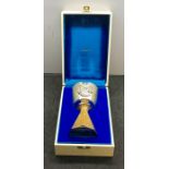 Original boxed Aurum silver chalice limited edition of 673 made by order of the dean & chapter of E