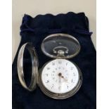 Antique georgian fusee verge silver pair case pocket watch with 24 hour dial by Tho Neeham Syston wa