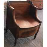 Victorian mahogany commode