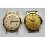 2 vintage gents wristwatches Tissot seamaster automatic and a Lip Himalaya dato both watch are in wo