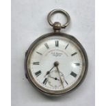 Antique silver pocket watch j.g.greaves sheffield