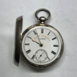 Antique silver pocket watch j.g.greaves sheffield