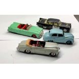 4 dinky vehicles cars in good played with condition