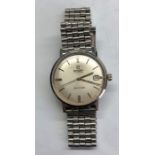 Vintage gents Omega automatic seamaster wristwatch watch is ticking but no warranty given preowned a