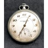 C.H.F.TISSOT & FILS LOCLE pocket watch the watch winds and ticks but no warranty given