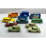 11 match box lesney vehicles in good played with condition