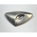 Abstract George Jensen silver brooch