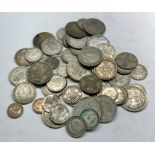 Collection of pre 1947 silver coins 500g