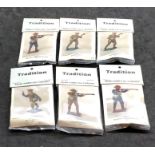 6 Vintage Tradition Model Soldiers for collectors still in original packaging sealed