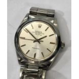 Stainless steel Rolex Oyster perpetual air-king precision