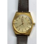 Vintage Omega automatic Seamaster watch is ticking in good condition dial looks in good condition