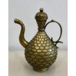 Chinese brass ewer made for the islamic market character marks to base