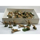 Large collection of BMC U.S.A ww2 plastic soldiers