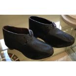 Pair of victorian childs shoes