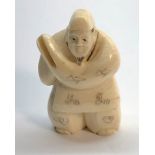 Fine Signed Japanese Netsuke fig measures approx height 50mm