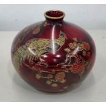 signed Bernard Moore Ware Art Pottery Ceramic China Vase measures approx 11cm tall