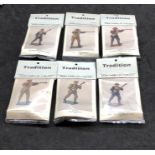 6 Vintage Tradition Model Soldiers for collectors still in original packaging sealed