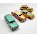 4 dinky vehicles cars in good played with condition