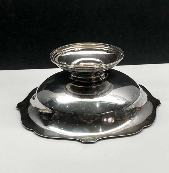 Large silver mappin and webb fruit bowl measures approx 24.cm dia height 9cm london silver hallmarks - Image 4 of 6