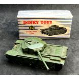 Original Dinky toys 651 centurion tank looks in played with good condition still in original bo