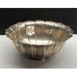 arge silver fruit bowl measures approx 24.5cm dia height 10cm london silver hallmarks weight 481g