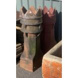 2, Crown top Chimney pots