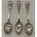 3 Silver spoons