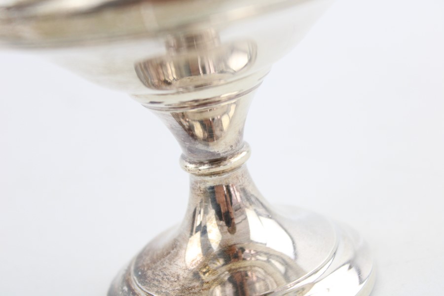Vintage 925 Sterling Silver pedestal bon bon dish weight (144g) - Image 4 of 5