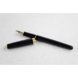 Parker Sonnet Black fountain pen with 18ct Gold nib