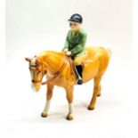 Vintage Beswick Boy on Palomino Pony in good condition