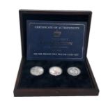 Limited edition silver proof coin set queens coronation 65th anniversary 1953-2018 boxed with certif
