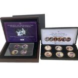 Official Royal tour of Newzealand and Australia coin set and The Life and times of her Majesty the Q