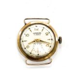 Vintage 9ct gold gents wristwatch not working