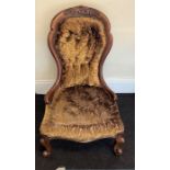 Victorian ladies nursing chair