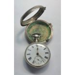 Antique silver pair cased Fusee pocket watch by Alex Ley kingcardine o,neil the watch winds and ti