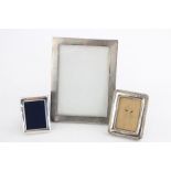 Vintage hallmarked silver photograph frames Inc miniature items are in vintage condition signs of