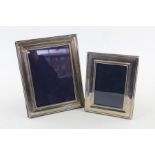 2 x Vintage hallmarked .925 Sterling Silver photograph frames