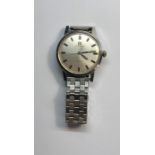 Vintage Gents stainless steel Tissot Seastar wristwatch the watch winds and ticks not no warranty g