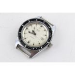 Vintage gents Smiths divers wristwatch hand wind with 5 Jewels, bi-directional bezel date window at