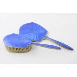 2 x Vintage Hallmarked .925 silver Ladies Vanity Brush & Mirror (302g) Items are in vintage conditio